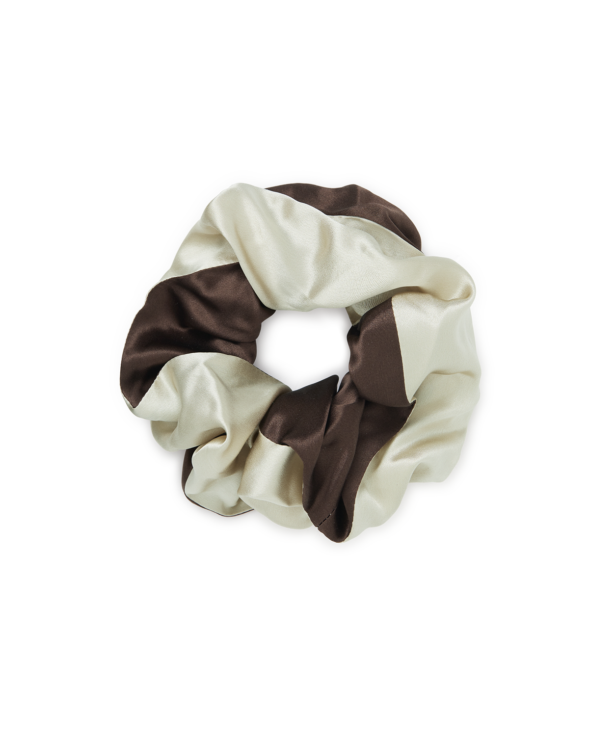Silk Scrunchie | Sand / Brown Soil From The Beauty Sleeper