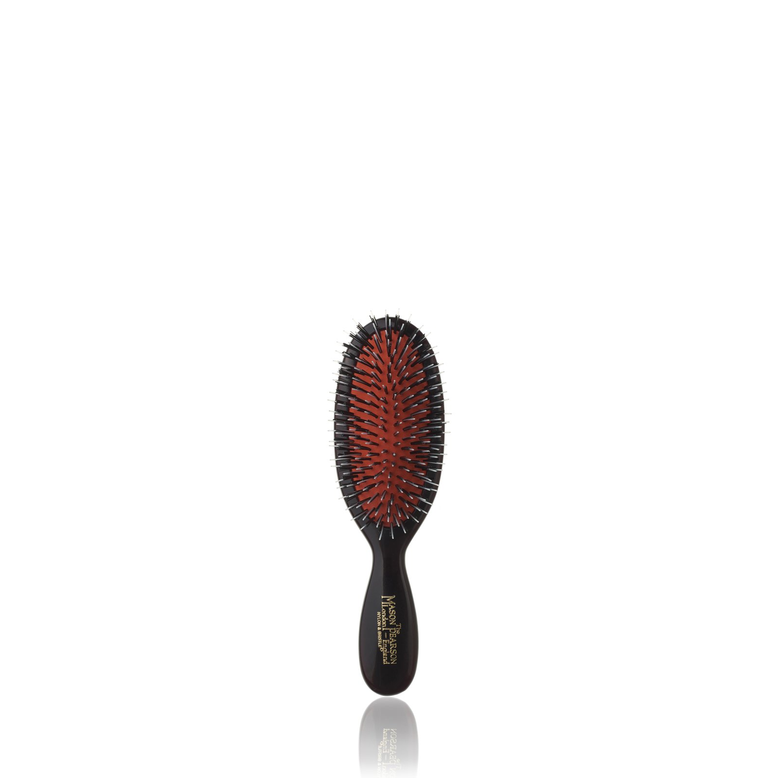 BN4 Pocket Hairbrush from Mason Pearson (Dark Ruby) 